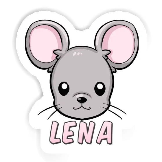 Sticker Lena Mousehead Notebook Image