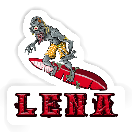 Lena Sticker Wave Rider Image