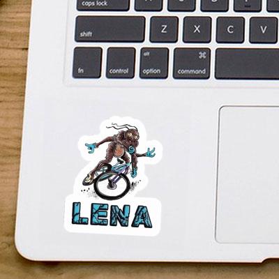 Sticker Lena Biker Notebook Image