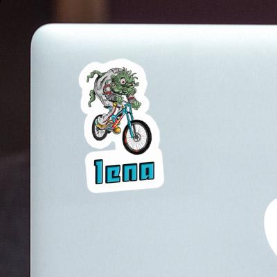 Sticker Lena Downhill Biker Notebook Image