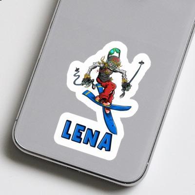 Lena Autocollant Freerider Laptop Image