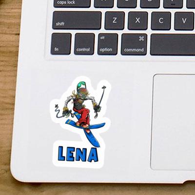 Lena Autocollant Freerider Laptop Image