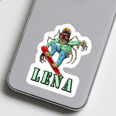 Sticker Lena Boarder Notebook Image