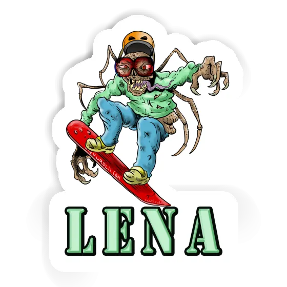 Sticker Lena Boarder Notebook Image