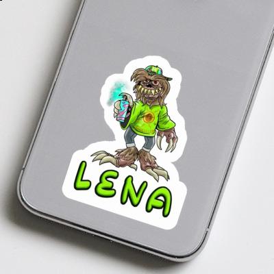 Sprayer Sticker Lena Laptop Image