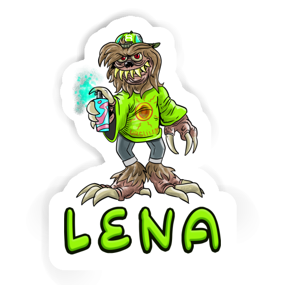 Sticker Sprayer Lena Notebook Image