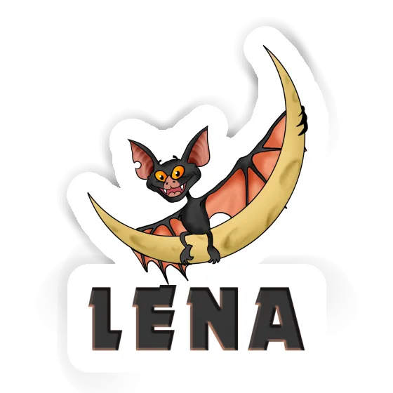 Lena Sticker Fledermaus Notebook Image