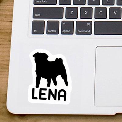 Lena Aufkleber Mops Gift package Image