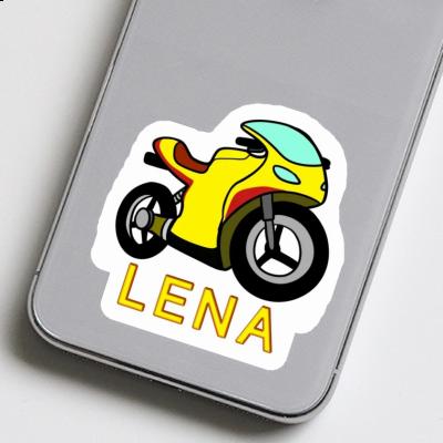 Motorcycle Sticker Lena Notebook Image