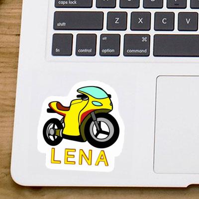 Motorcycle Sticker Lena Laptop Image