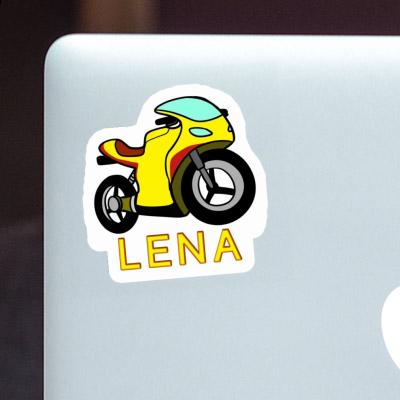 Lena Sticker Motorrad Notebook Image