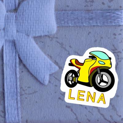 Lena Sticker Motorrad Notebook Image