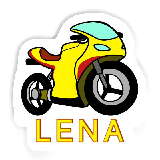 Motorcycle Sticker Lena Notebook Image