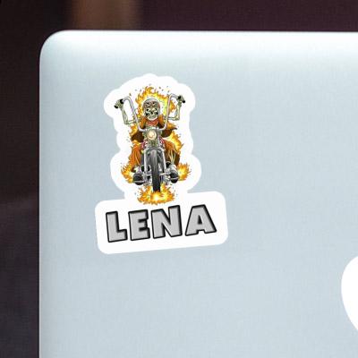 Sticker Motorcycle Rider Lena Image