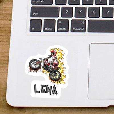 Sticker Lena Motocrossfahrer Image