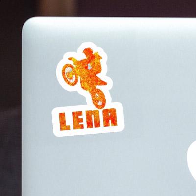 Motocross-Fahrer Sticker Lena Image