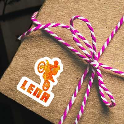 Lena Sticker Motocross Jumper Notebook Image