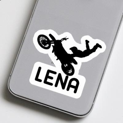 Motocrossiste Autocollant Lena Image