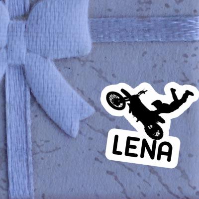 Motocross Rider Sticker Lena Image