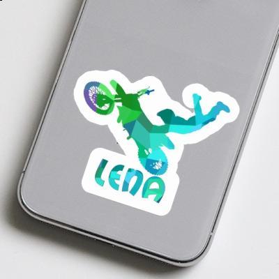 Sticker Motocross-Fahrer Lena Gift package Image