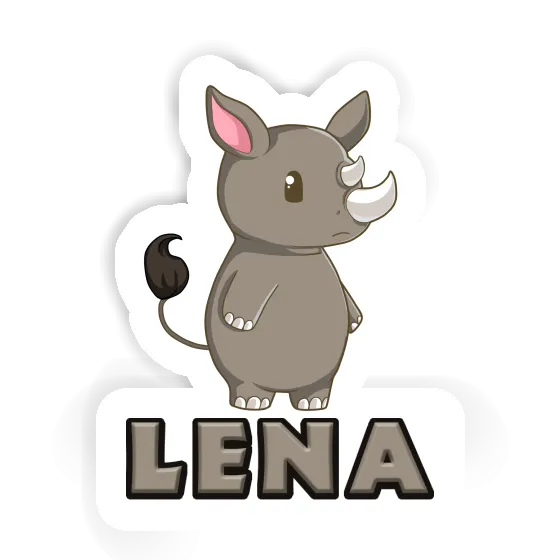 Lena Sticker Rhinozeros Laptop Image