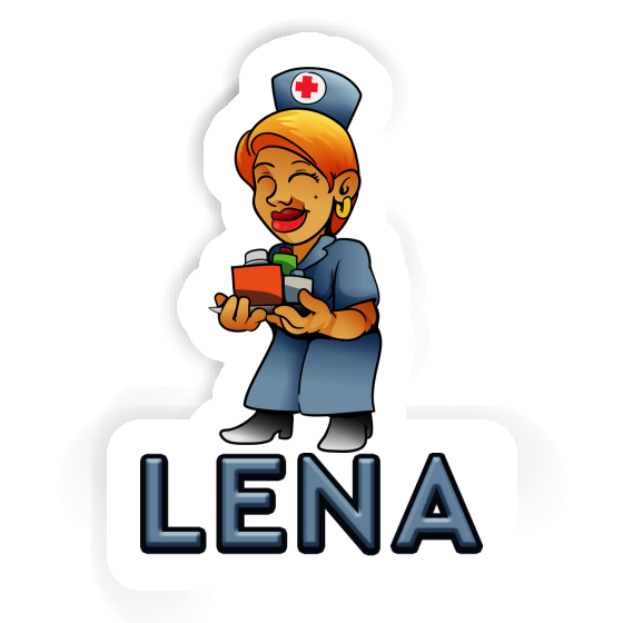 Krankenschwester Sticker Lena Laptop Image