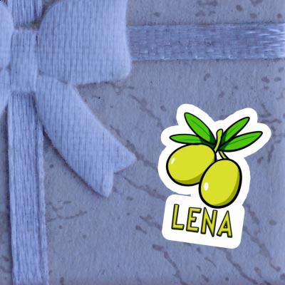 Olive Sticker Lena Notebook Image