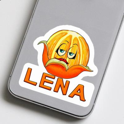 Lena Sticker Orange Gift package Image