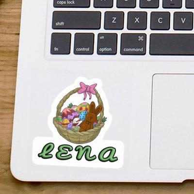 Easter basket Sticker Lena Laptop Image