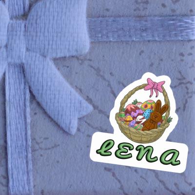 Easter basket Sticker Lena Laptop Image