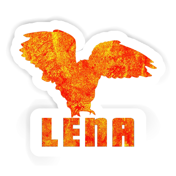 Lena Sticker Owl Laptop Image