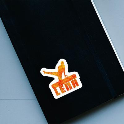 Sticker Lena Gymnast Laptop Image