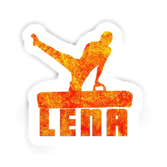 Sticker Lena Gymnast Notebook Image