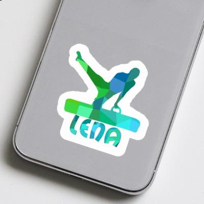 Gymnast Sticker Lena Laptop Image