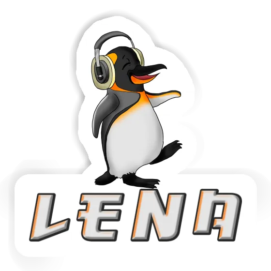 Aufkleber Lena Musik-Pinguin Laptop Image