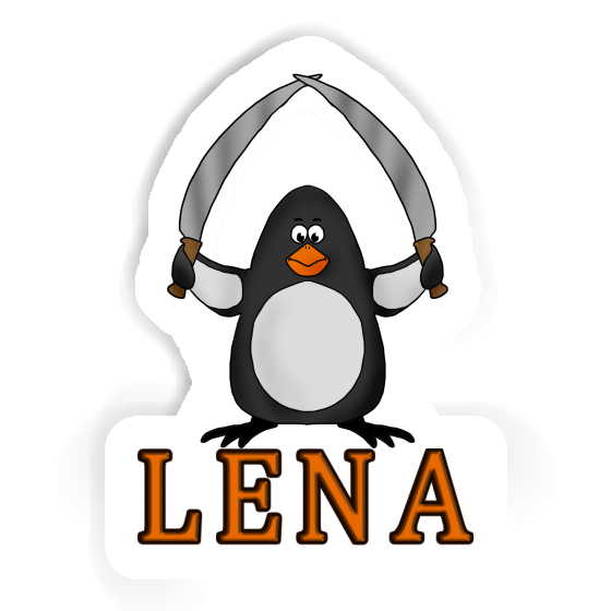 Lena Sticker Sword Laptop Image