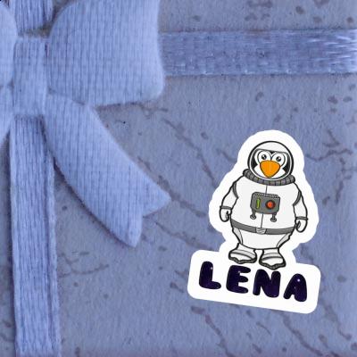 Sticker Lena Astronaut Image