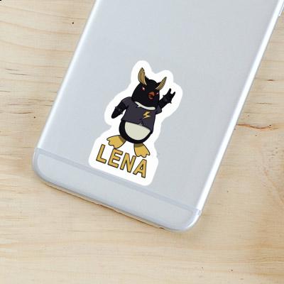 Rocking Penguin Sticker Lena Laptop Image