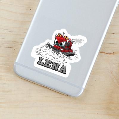 Snow groomer Sticker Lena Laptop Image