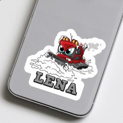 Sticker Snow groomer Lena Gift package Image