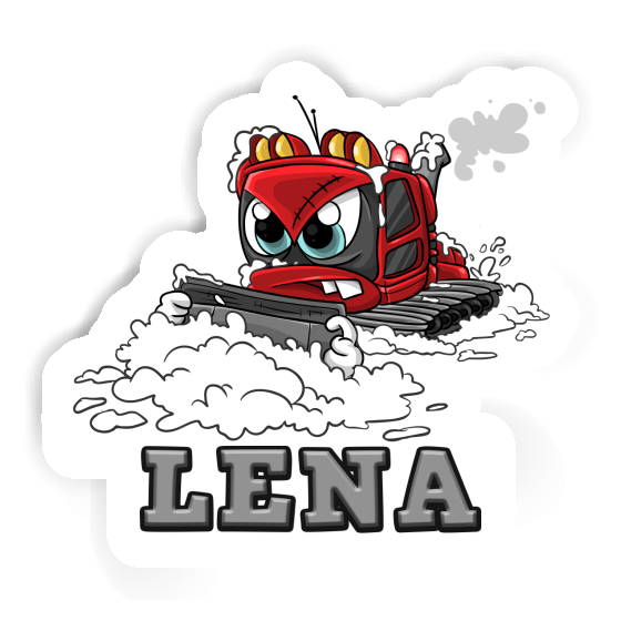 Sticker Snow groomer Lena Laptop Image