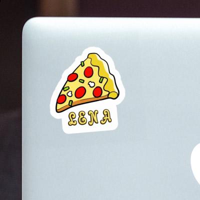 Sticker Lena Slice of Pizza Laptop Image