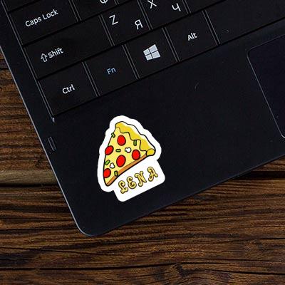 Sticker Lena Slice of Pizza Notebook Image