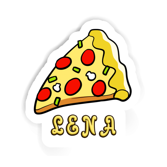 Sticker Lena Slice of Pizza Laptop Image