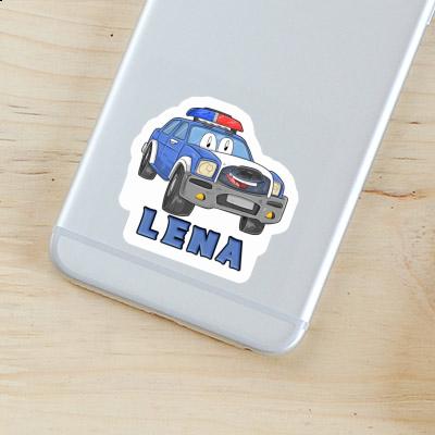 Sticker Lena Police Car Gift package Image