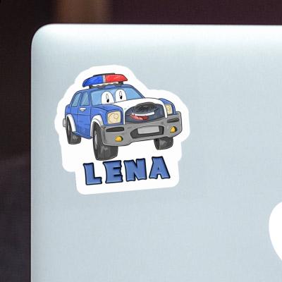 Sticker Lena Police Car Image