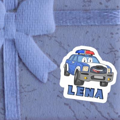 Sticker Lena Police Car Gift package Image