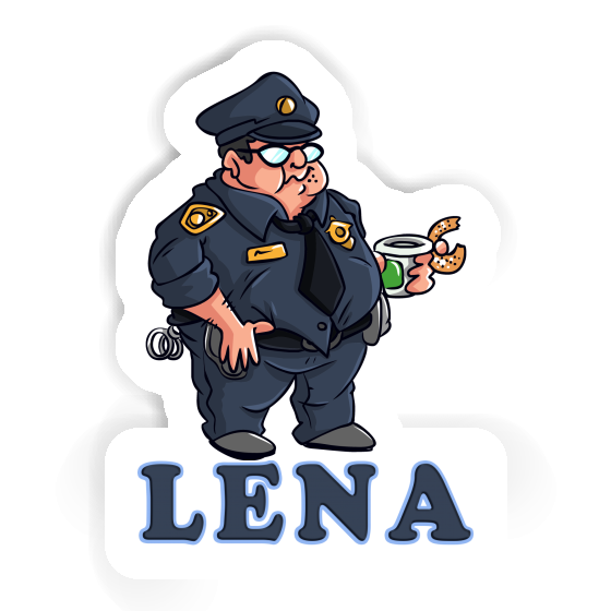 Police Officer Sticker Lena Image