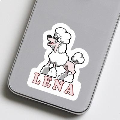 Lena Autocollant Caniche Notebook Image