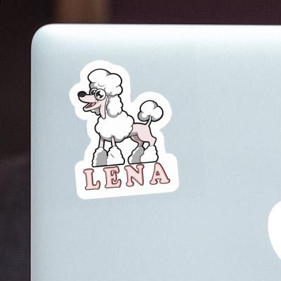 Lena Autocollant Caniche Notebook Image